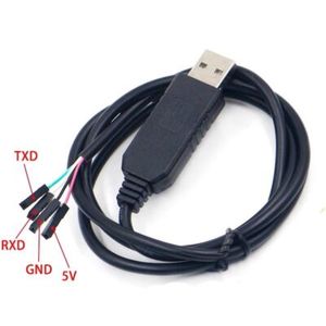 کابل مشکی تبدیل USB TO TTL با تراشه PL2303