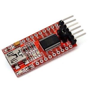 ماژول mini USB TO TTL با تراشه FT232RL برد قرمز