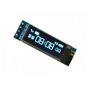 ماژول نمایشگر OLED آبی 0.91 اینچ با ارتباط I2C