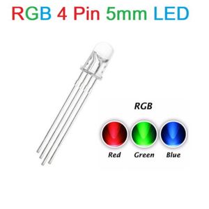 ال ای دی 5 میل RGB آند مشترک 4 پایه