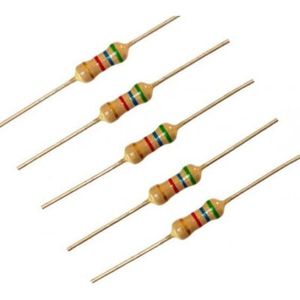 مقاومت 1.5K اهم 0.25w بسته 50 تایی