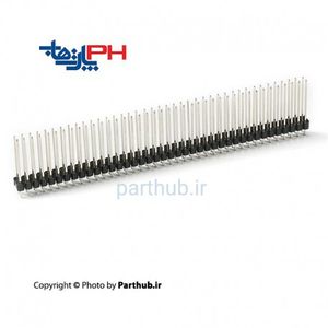 پین هدر نر 2x40 صاف 2.54mm بلند (15mm)