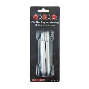 آچار آلن عالی  چاقویی 7 عددی  برند FORCE-5072F