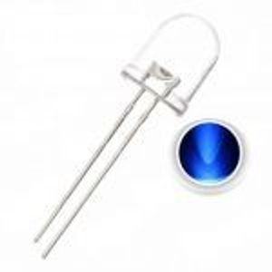 LED 8MM BLUE شفاف