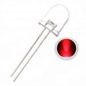 LED 8MM RED شفاف