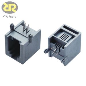 سوکت تلفن روبردی RJ11 رایت مادگی 4P4C