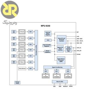 سنسور IMU نه درجه آزادی MPU-9250