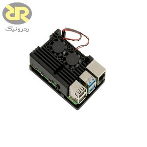 باکس آلومینیومی هیت سینک رسپبری پای 4 RASPBERRY PI 4 Aluminum BOX