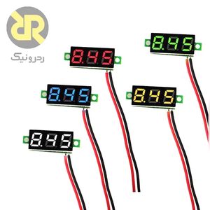 نمایشگر ولتاژ سه بیتی 0.36 اینچی سبز