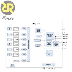 ماژول IMU شش درجه آزادی GY-6500