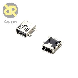 کانکتور MINI USB روبردی smd