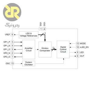 آی سی درایور سنسور NCS36000 PIR