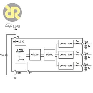 سنسور شتاب سنج آنالوگ ADXL330