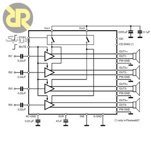 تقویت کننده صوتی STPA002OD-4WX