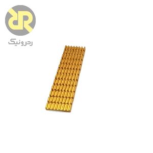 هیت سینک آلومینیومی طلایی 70x22x3 میلی متر