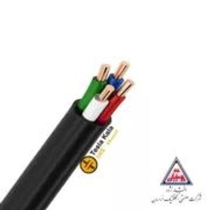 کابل مفتولی (زمینی) مسی  نمره 6×4 برند افشار نژاد خراسان ( یک متر )