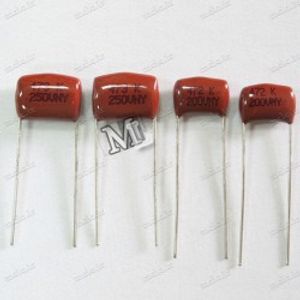 خازن پلی استر 15 نانو فاراد 100ولت | 15nF 100V