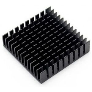 هیت سینک مشکی مربعی سایز 28x28x8mm