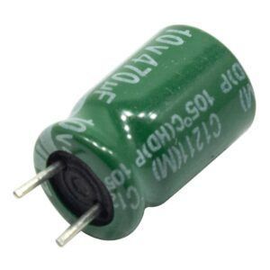 خازن الکترولیتی 470uF /10V تایوانی مارک TAICON با طول عمر بالا