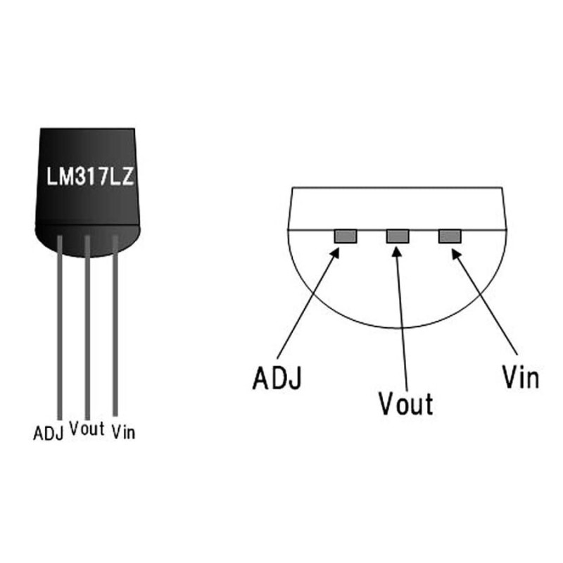 رگولاتور ولتاژ قابل تنظیم LM317LZ