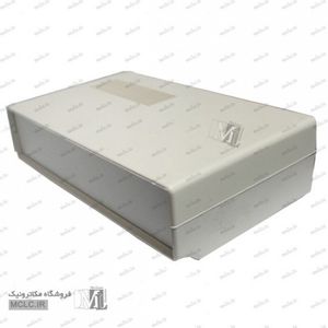 باکس پنل دار پلاستیکی طول 22 عرض 14 ارتفاع 6 سانتی متر رنگ کرم