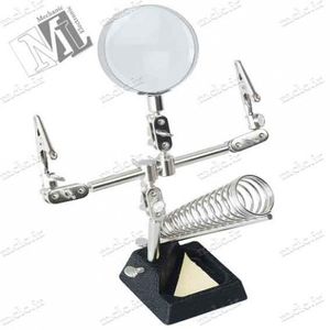 گیره مونتاژ ذره‏ بین دار + پایه هویه PROSKIT 608-391E