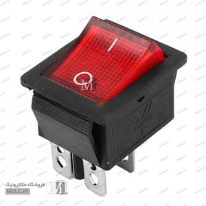 کلید راکر چراغدار بزرگ 16 آمپرمرغوب با CE