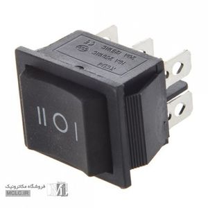 کلید راکر بزرگ 3 حالت مشکی