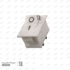 کلید راکر 2 پین سفید