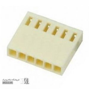 کانکتور مخابراتی 2.54mm مادگی - 6 پین
