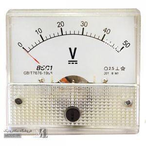 ولت متر آنالوگ 50 ولت مستقیم