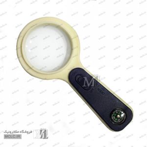 ذره بین دستی چراغدار 5X