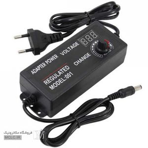 آداپتور سوئیچینگ | منبع تغذیه متغیر پرتابل 3 تا 12 ولت 5 آمپر
