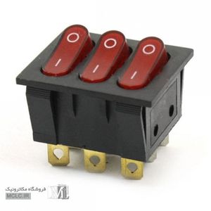 کلید راکر چراغدار 3 پل مرغوب