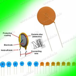 خازن عدسی 20 نانو فاراد | 20nF | کد 203