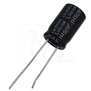 خازن الکترولیت 220uF 25v آی شی