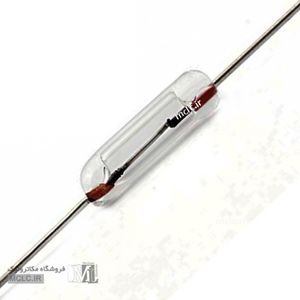 فیوز شیشه ای روبردی ریز 0.5 آمپر - پایه دار