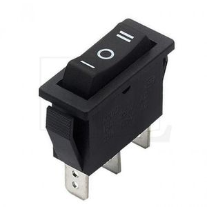 کلید راکر 3 حالت 2 طرف ریستی وسط خاموش باریک KCD3