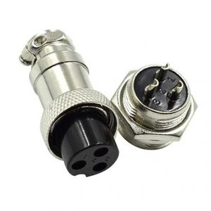 کانکتور نظامی GX16 سه پین نری و مادگی