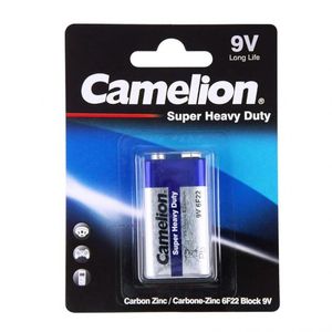 باتری کتابی کملیون مدل SUPER HEAVY DUTY 6F22 کارتی