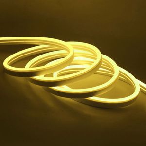 ریسه نئون فلکسی زرد-لیمویی [YELLOW] 12V - یک متری مارک SUN