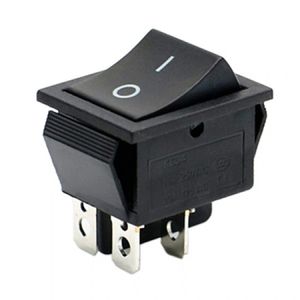 کلید راکر بزرگ مشکی مرغوب 4 پایه و 6 پایه