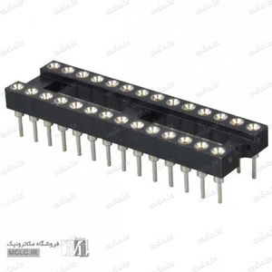 سوکت IC نظامی 28 پین | پایه باریک