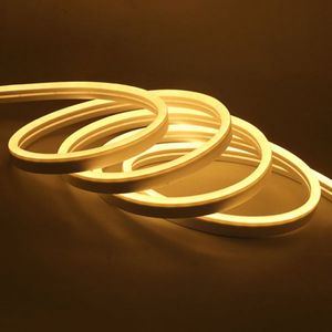 ریسه نئون فلکسی آفتابی [WARM WHITE] 12V - یک متری مارک SUN