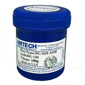 خمیر فلکس امتک | فلاکس  لحیم کاری 100 گرمی کاسه ای AMTECH