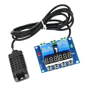 ماژول کنترلر دما و رطوبت XH-M452 با نمایشگر دیجیتال 12V حداکثر دما 120 درجه و رطوبت 100%