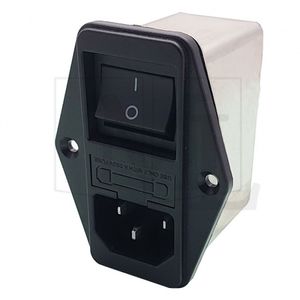 نویز فیلتر | نویزگیر کلیددار EMI FILTER 10A جک برقی مدل CW2C-10A-T تک فاز