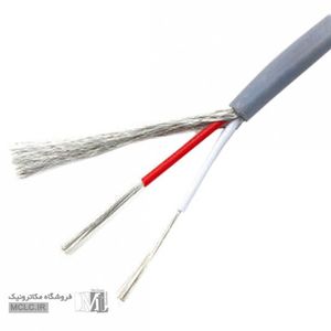 کابل شیلد 2 مغزی 28AWG 2547 کلاف 200 متری