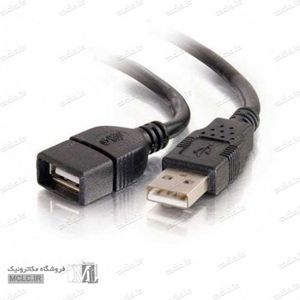کابل افزایش طول USB 2.0 مشکی 5 متری