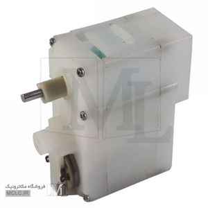 موتور گیربکس پلاستیکی تخت 6V 50RPM - استوک